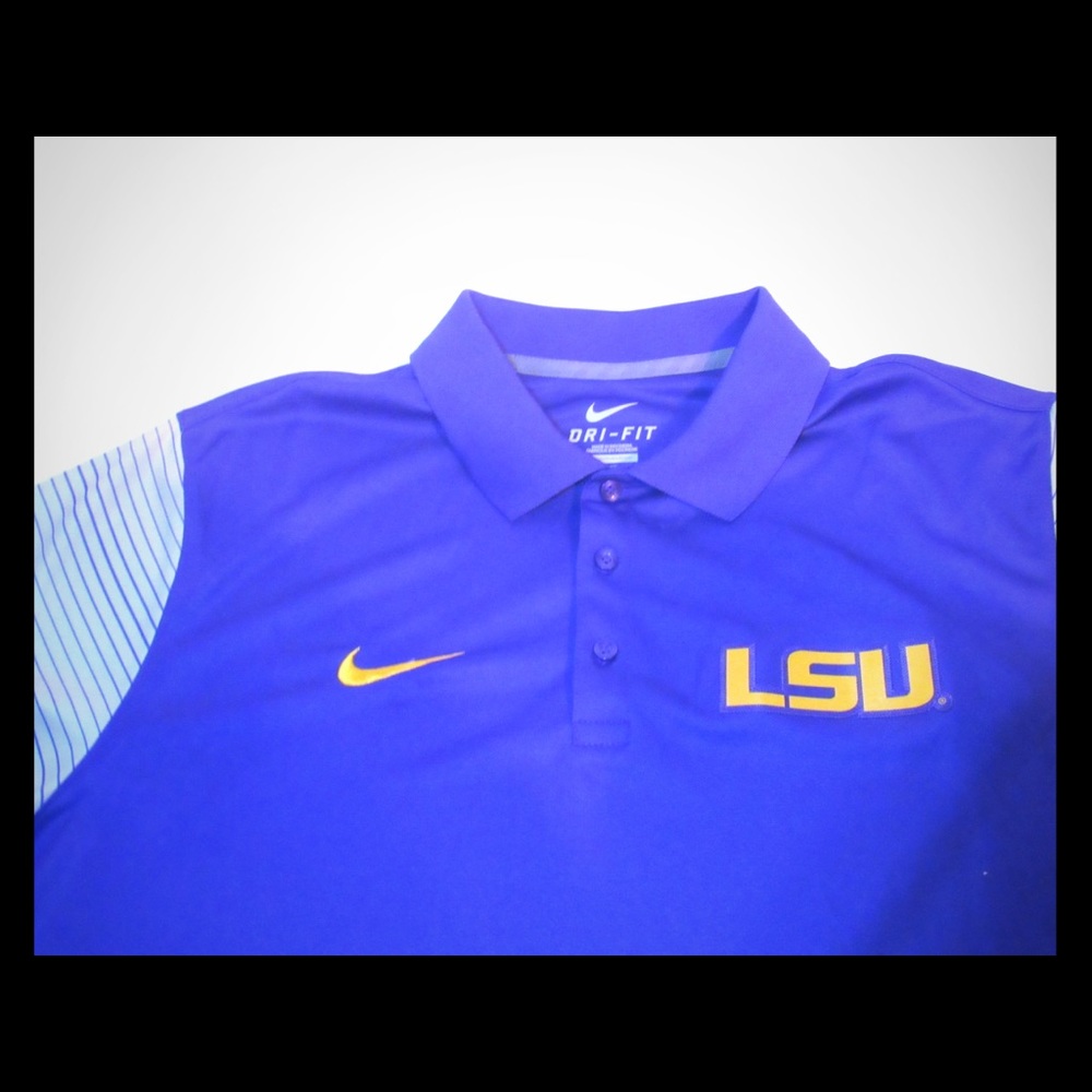LSU polo Nike shirt